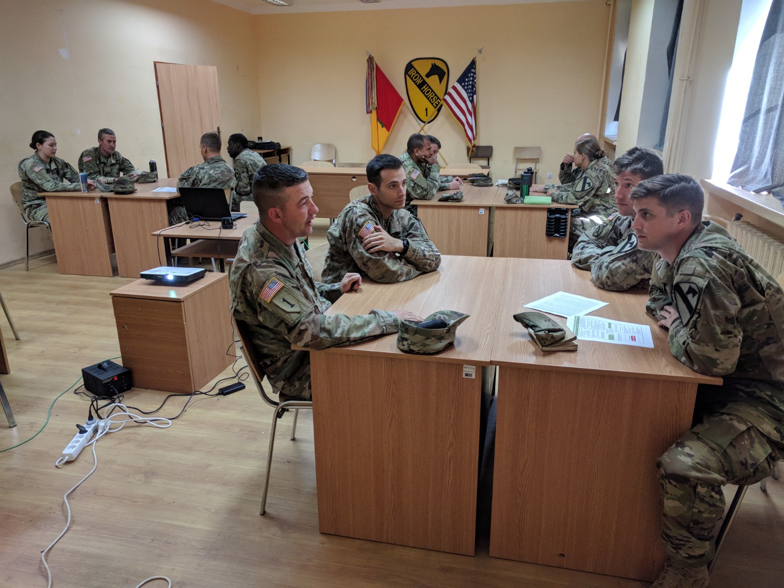 Officers and NCOs from the 1st Armored Brigade Combat Team, 1st Cavalry Division, discuss the challenges when strong-willed leaders clash at the platoon and company level.