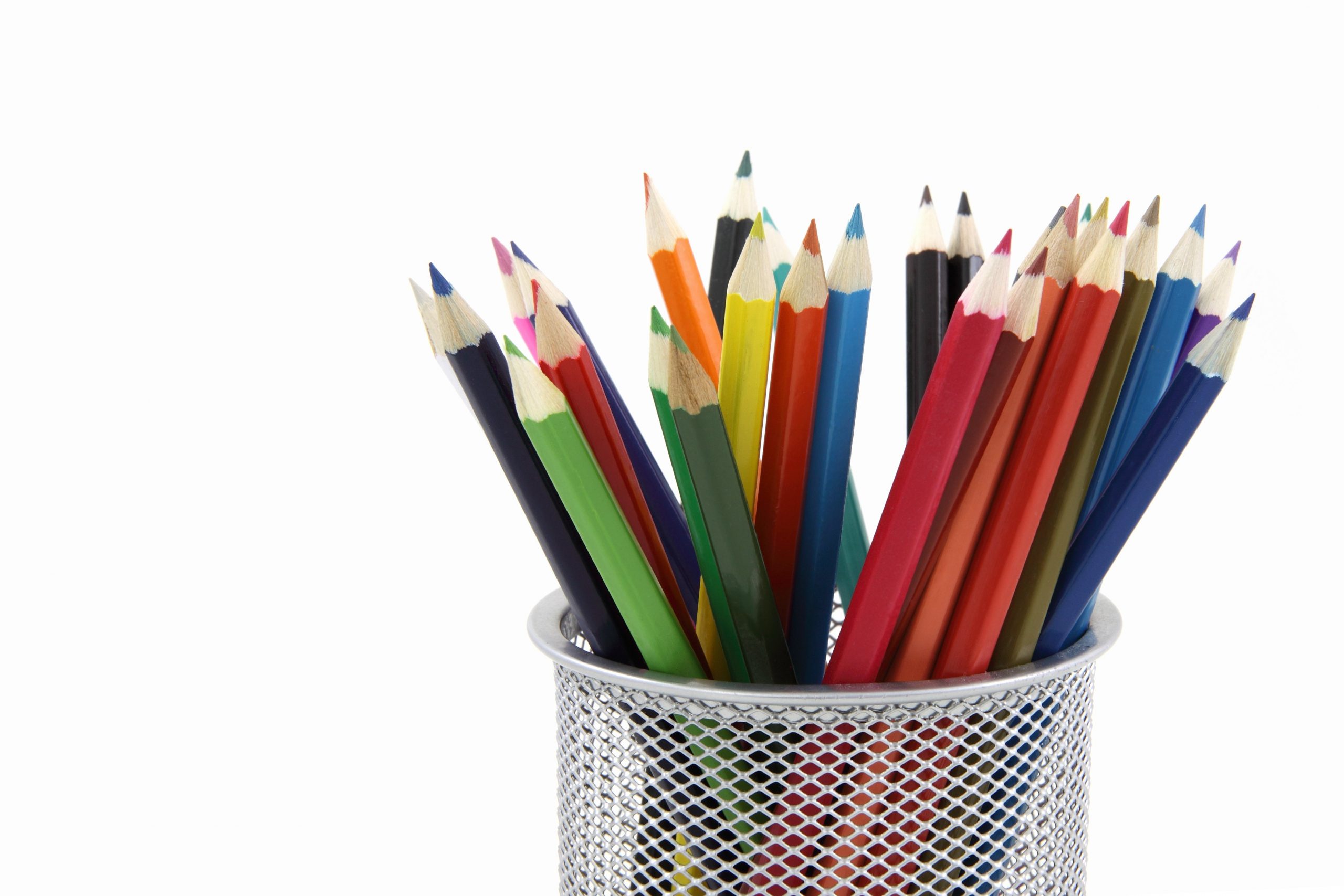 Free image/jpeg Resolution: 4336x2891, File size: 797Kb, Colored pencils in a stand