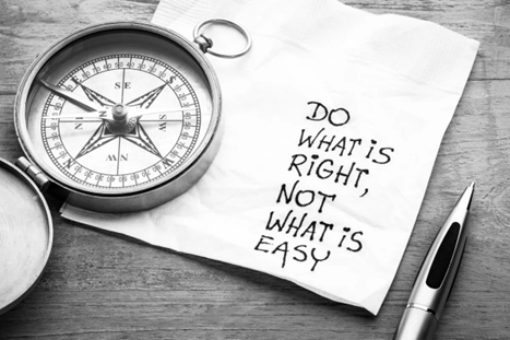 A leader is the unit's moral compass